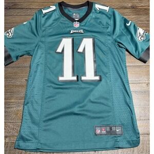 Nike Philadelphia Eagles‎ Carson Wentz Jersey Mens Small Green 11 Preloved